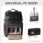 TARION Padded Camera Insert Bag - Protective Framed DSLR Inner Case Organizer - Fits 1 Camera and 2 Lenses - Removable Lid Compatible for DSLR SLR Mirrorless Cameras ShellCore XS | Fits 1 Camera and 2 Lenses - Removable Lid Compatible for DSLR SLR Mi