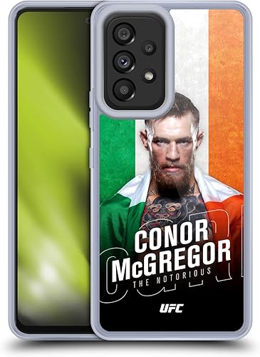 Head Case Designs Officially Licensed UFC Ireland Flag Conor McGregor Soft Gel Case Compatible with Samsung Galaxy A53 5G (2022)