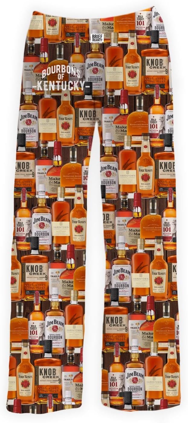 Collections Etc Bourbons of Kentucky Unisex Ultras Oft Lounge Pants