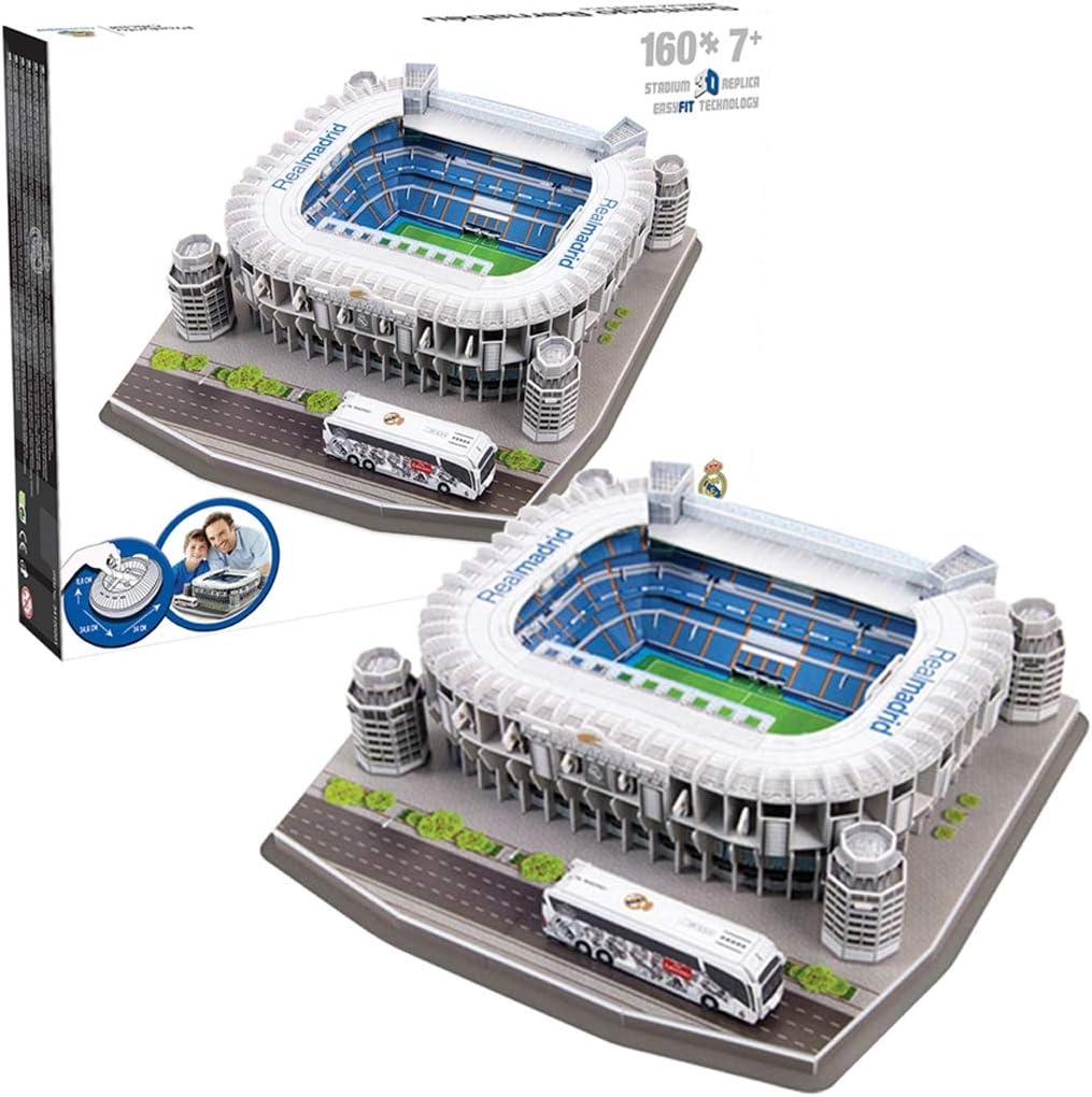 Nanostand Real Madrid F.C. Santiago Bernabeu Puzzle - Multicoloured, One Size