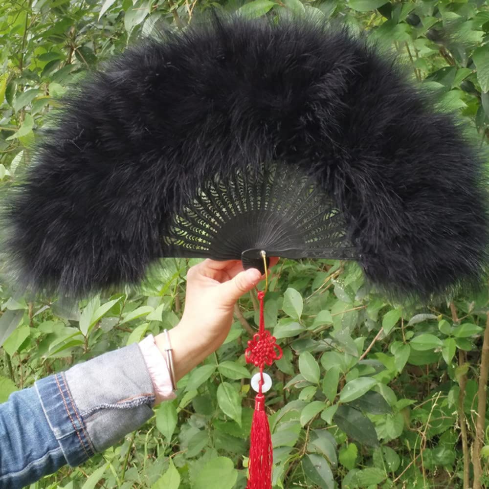 Éventail de danse pliant Youther plumes légères et maniabilité pour scène