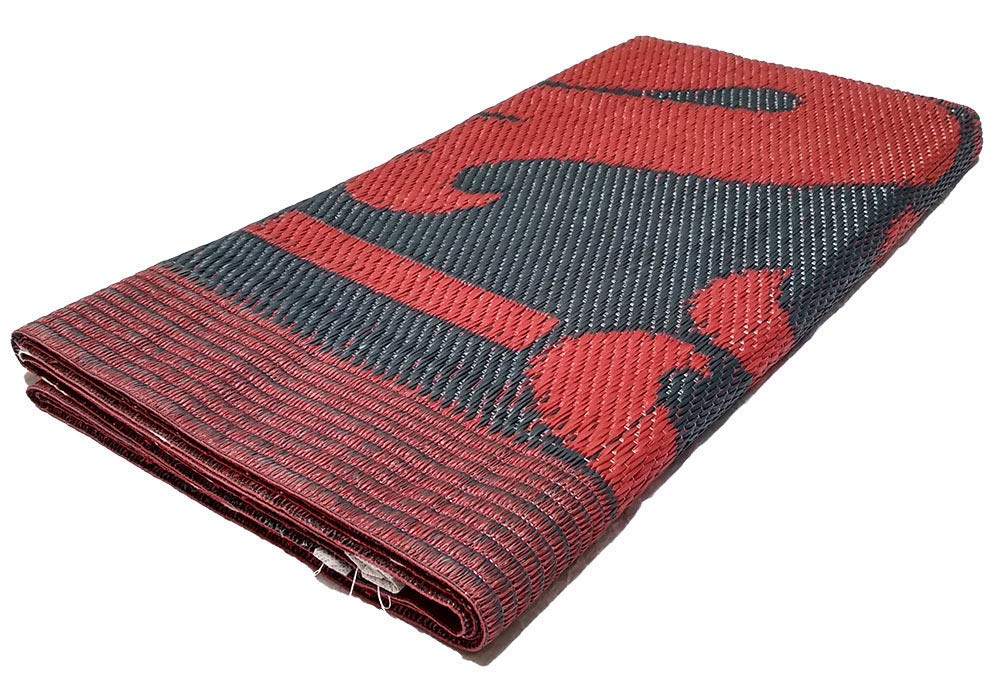 IVAAN ® Plastic Reversible Chatai Design Plastic Mat (Standard, 4 X 6 ft, Standard)