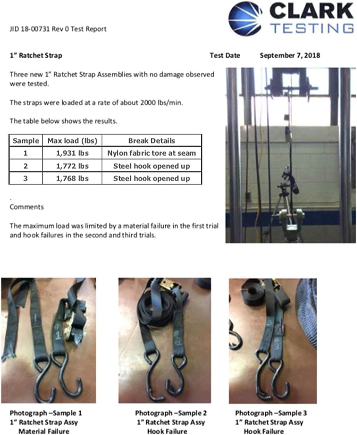 RHINO USA Ratchet Tie Down Straps (4PK) - 1,823lb Guaranteed Max Break Strength, Includes (4) Premium 1" x 15' Rachet Tie Downs with Padded Handles. Best for Moving, Securing Cargo (Black 4-Pack) : Tools & Home Improvement