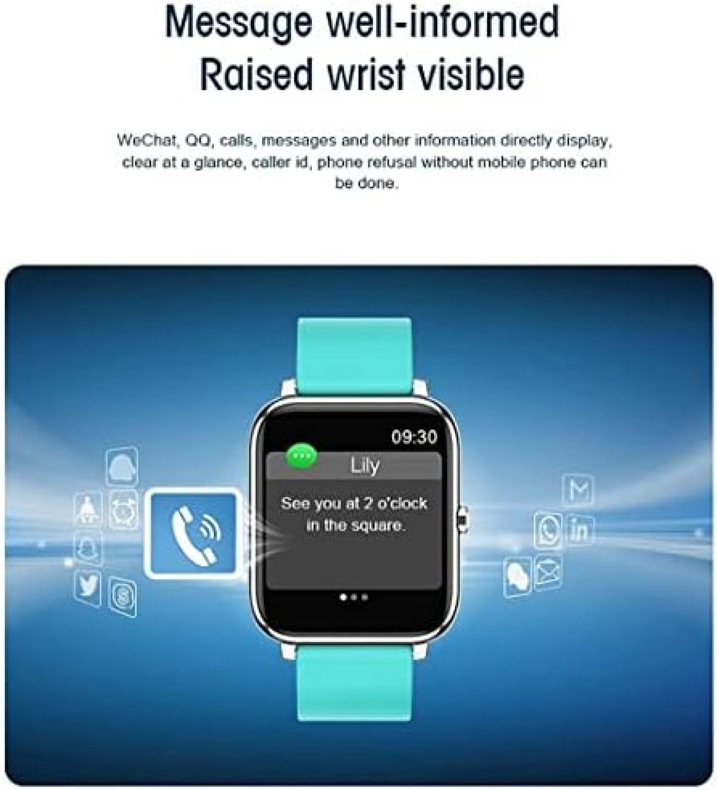 Inteligentny Zegarek Lady, Opaska Monitorująca Aktywność Fizyczną Z Monitorem Pracy Serca, IP67 Wodoodporny Krokomierz Sportowy Zegarek Kalorii Dla Inteligentnego Zegarka IOS Android,mi,Pleasant63
