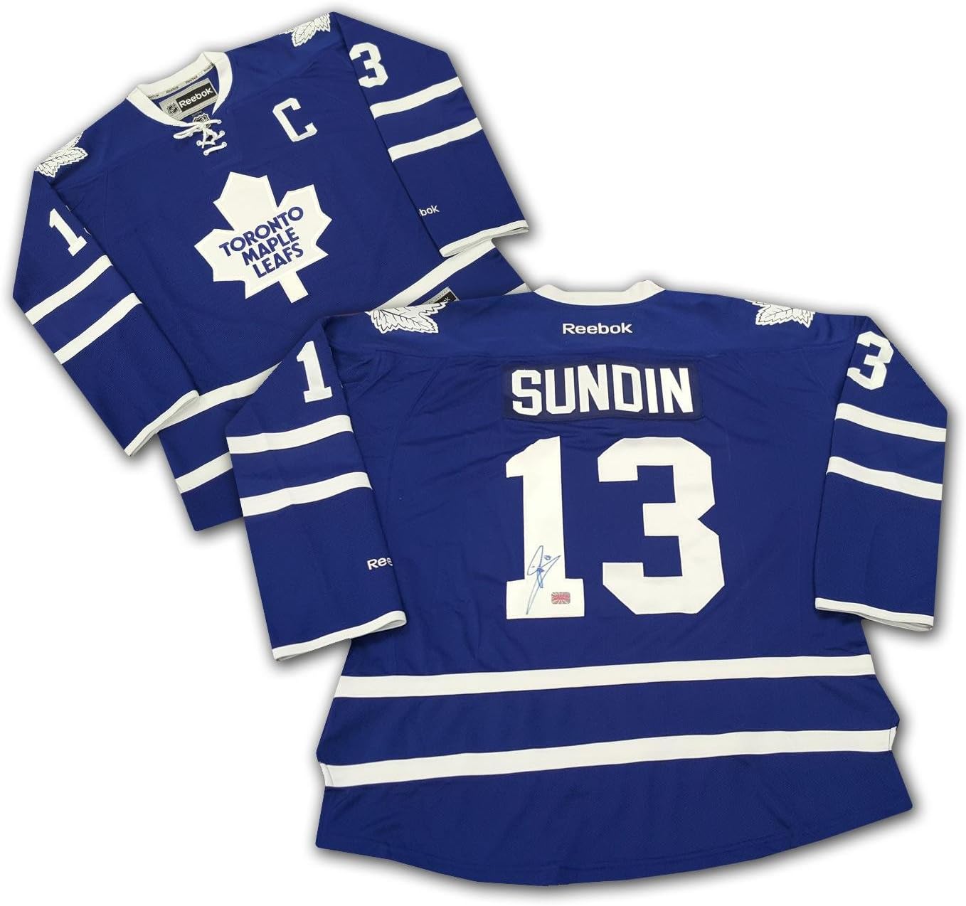 Autographed Mats Sundin Jersey Blue Autographed NHL Jerseys at