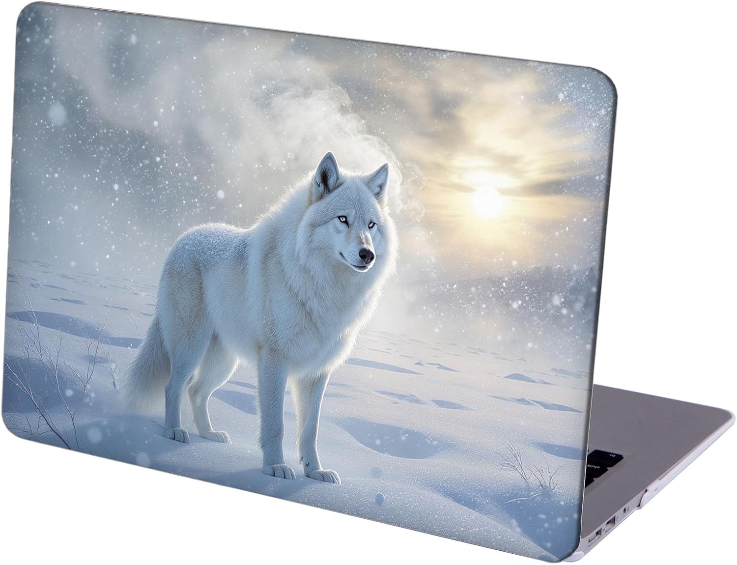 Compatible with MacBook Neo 13-inch, Hard Shell Case with Keyboard Cover and Screen Protector (A3404 A18 Pro chip, 2026 Release) - Wolf MC21905