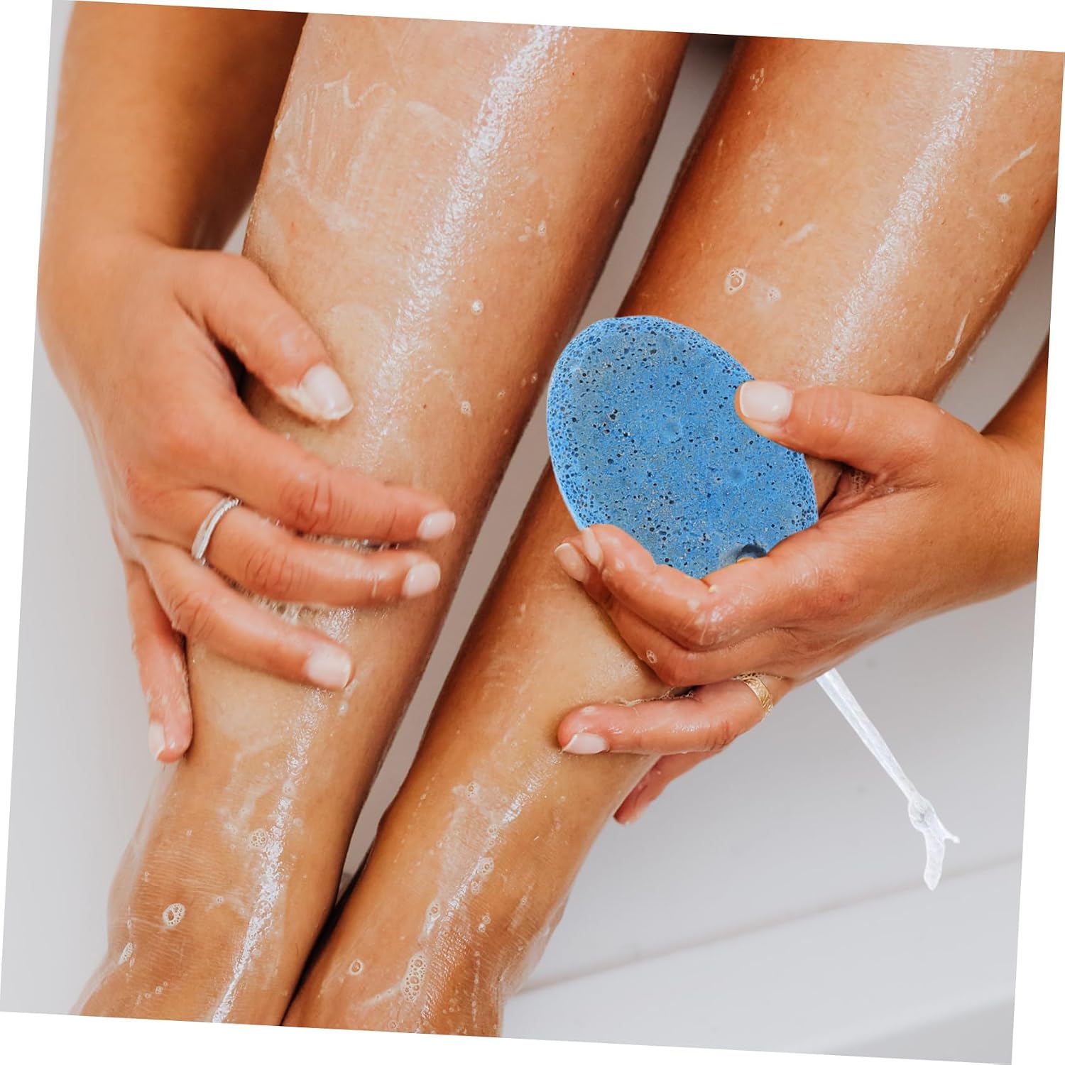 Pumice Stone Scrubs Foot Sander Dead Skin Exfoliator Pumice Foot Scrub Pumice Cleaning Stone Foot Pumice Feet Care Hand Scrubber Heel Scrubber Shaving Stone Volcanic Rock Blue