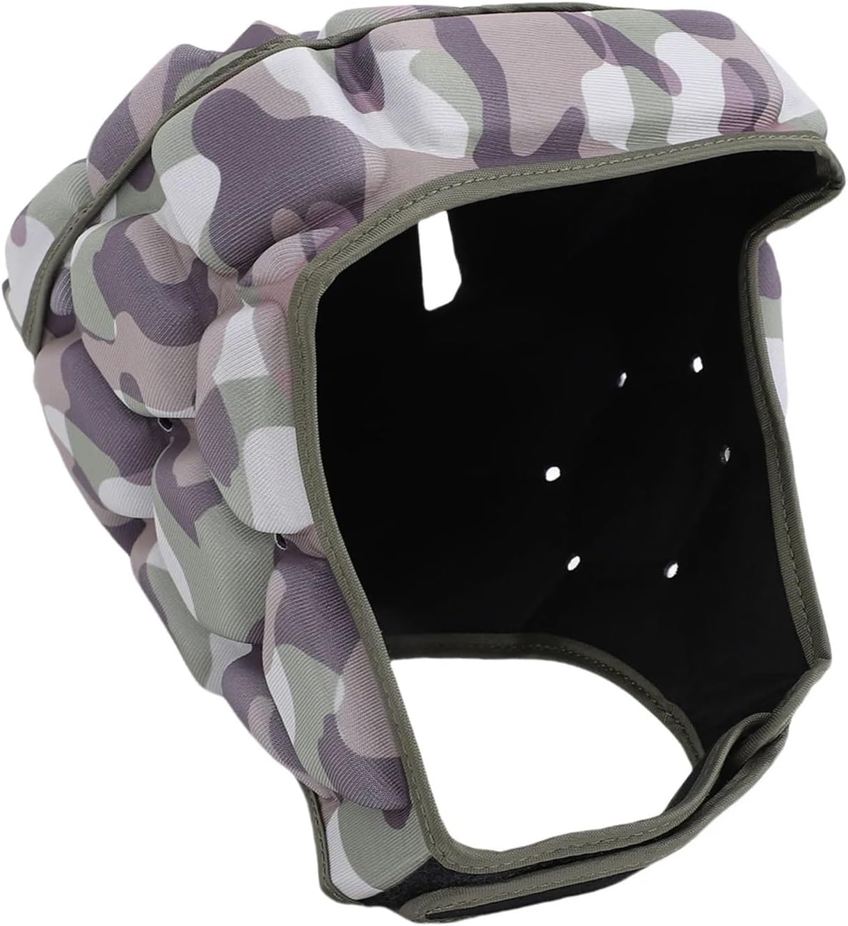 Rugby Soft Helmet, Breathable EVA Head Protector for Football, Baseball, and Goalkeeper Sports Rugby Headguard