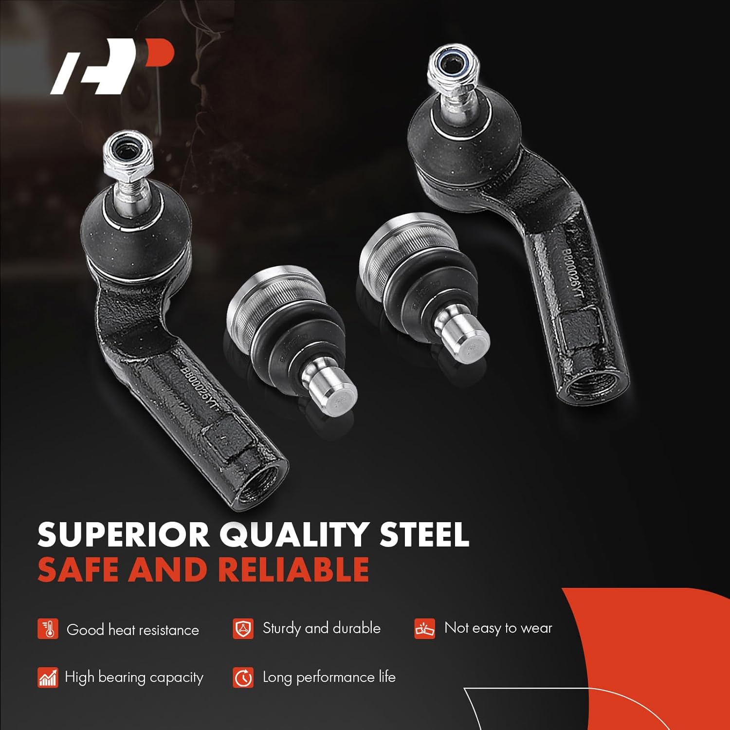 A-Premium Set of 10, Front & Rear Sway Bar Link, Front Lower Ball Joint, Inner & Outer Tie Rod End, Compatible with Mazda 3 2004-2009, 3 Sport 2009