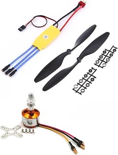 Invento Quadcopter kit BLDC Brushless Motor A2212 1400KV 30A ESC 1045 Propeller set