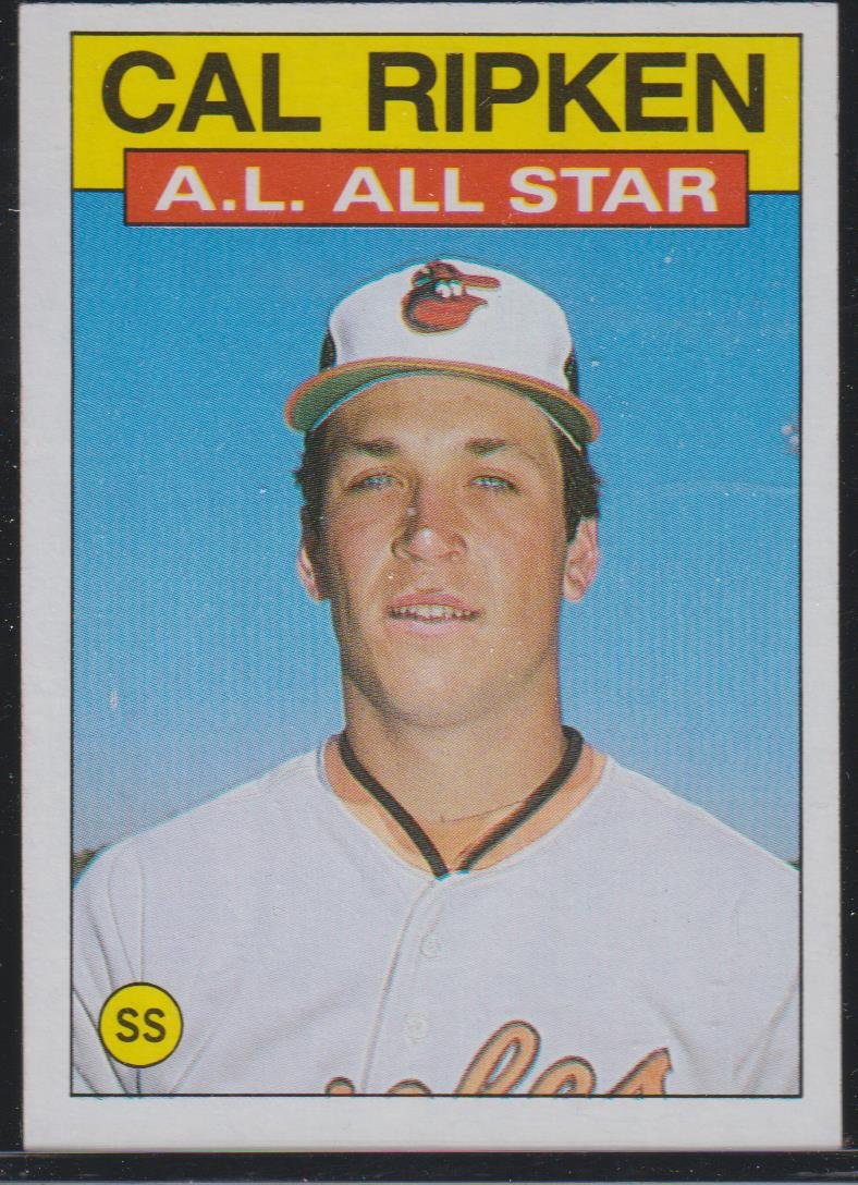 1986 Topps Cal Ripken Jr. Orioles All Star Baseball Card #715 at Amazon's  Sports Collectibles Store