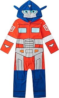 Transformers One Optimus Prime Bumblebee Boys Hooded Cosplay Coverall for Toddlers to Little Kids - Buy now