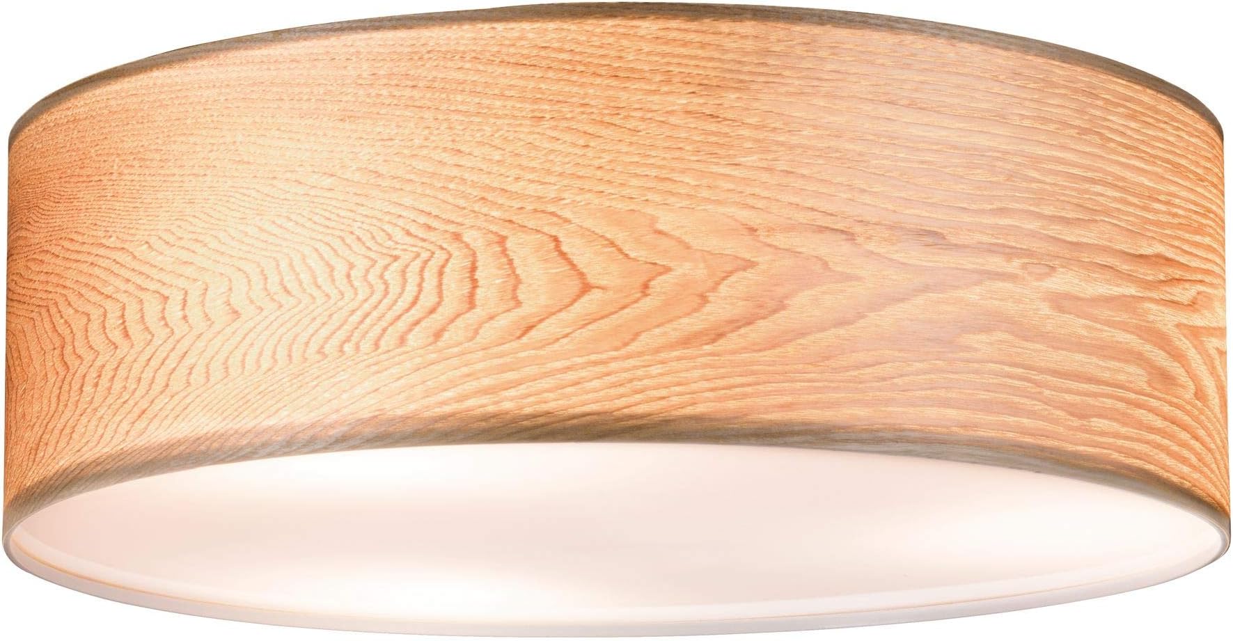 Paulmann79650 Neordic WallCeiling Liska Ceiling luminaire max. 3x20W Ceiling lamp for E27 Lamps Wood 230V Wood/Metal Without lamp