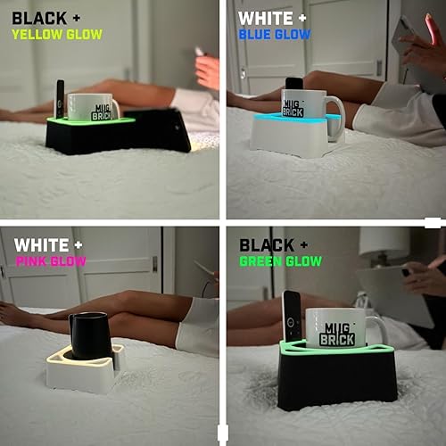 Miniatura 5 de MugBrick - Soporte para bebidas para sofá, cama, automóvil, barco, soporte para mesa y escritorio, antiderrames, organizador de prevención de