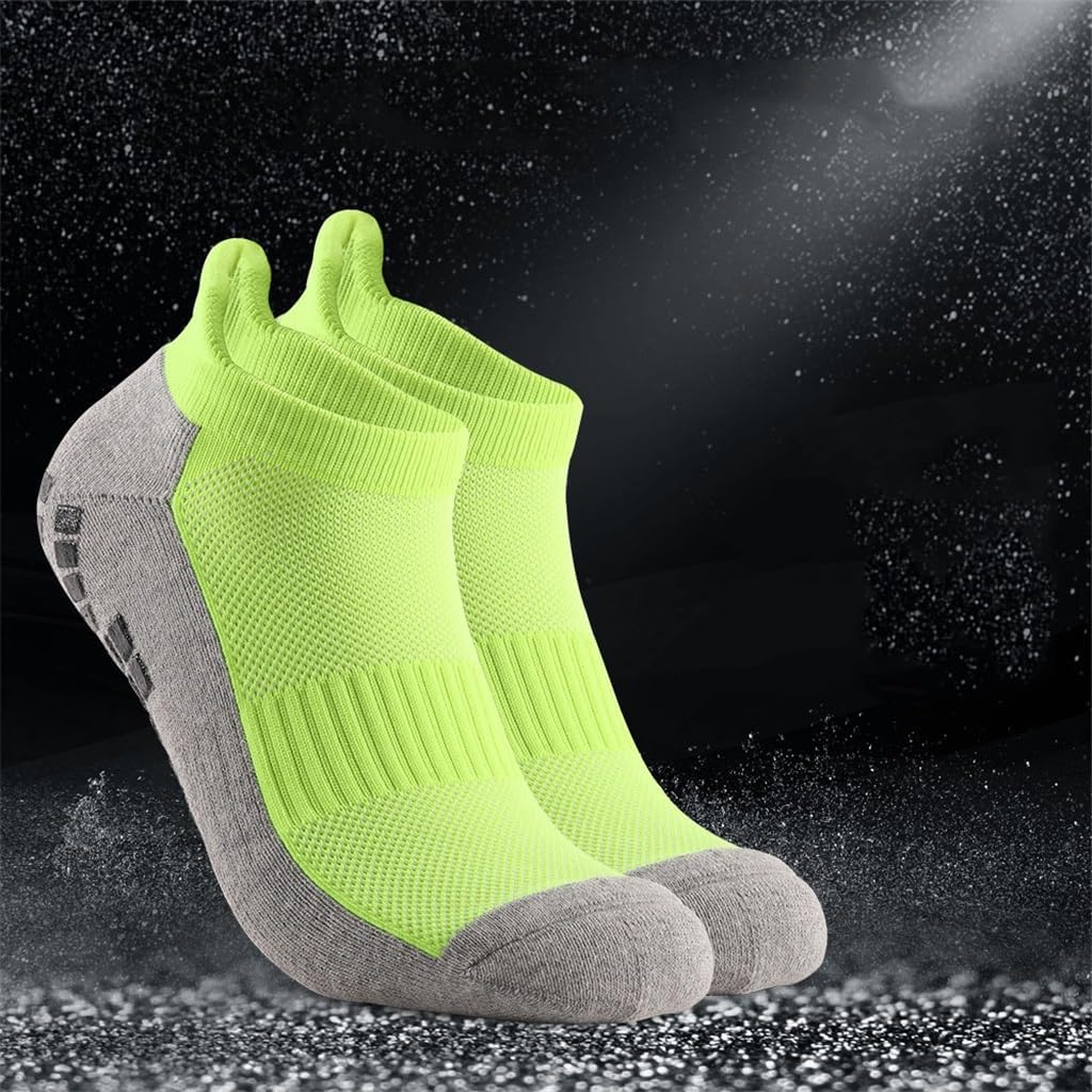 Thickened Towel Bottom Football Socks, Short Ankle, Boat, Nylon and Cotton