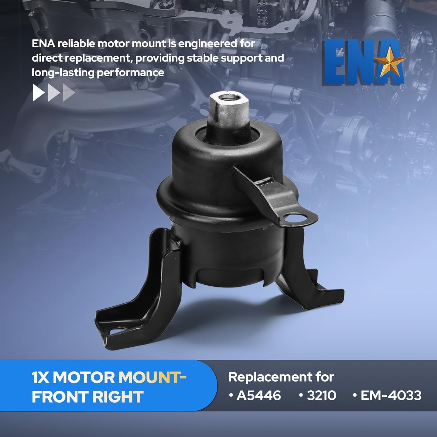 ENA Set of 4 Front Rear Left Engine Motor and Tran Mount 2005 2006 2007 2008 2009 2010 2011 2012 Compatible with Ford Mazda Mercury Escape Tribute Mariner Replacement for A5412 A5441 A5446 A5481