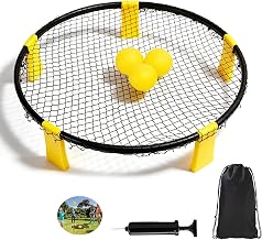 Set of 3 Balls - Mini Beach Ball Game Outdoor Games Set Outdoor or Indoor, on the Lawn Includes 3 Balls, Carry Bag and Rulebook