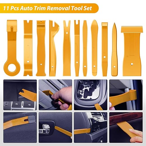 Vista 34 de GOOACC Juego de 425 clips de retención de carrocería de automóvil, removedor de sujetadores de barra para manija de portón trasero, 19 tamaños 425