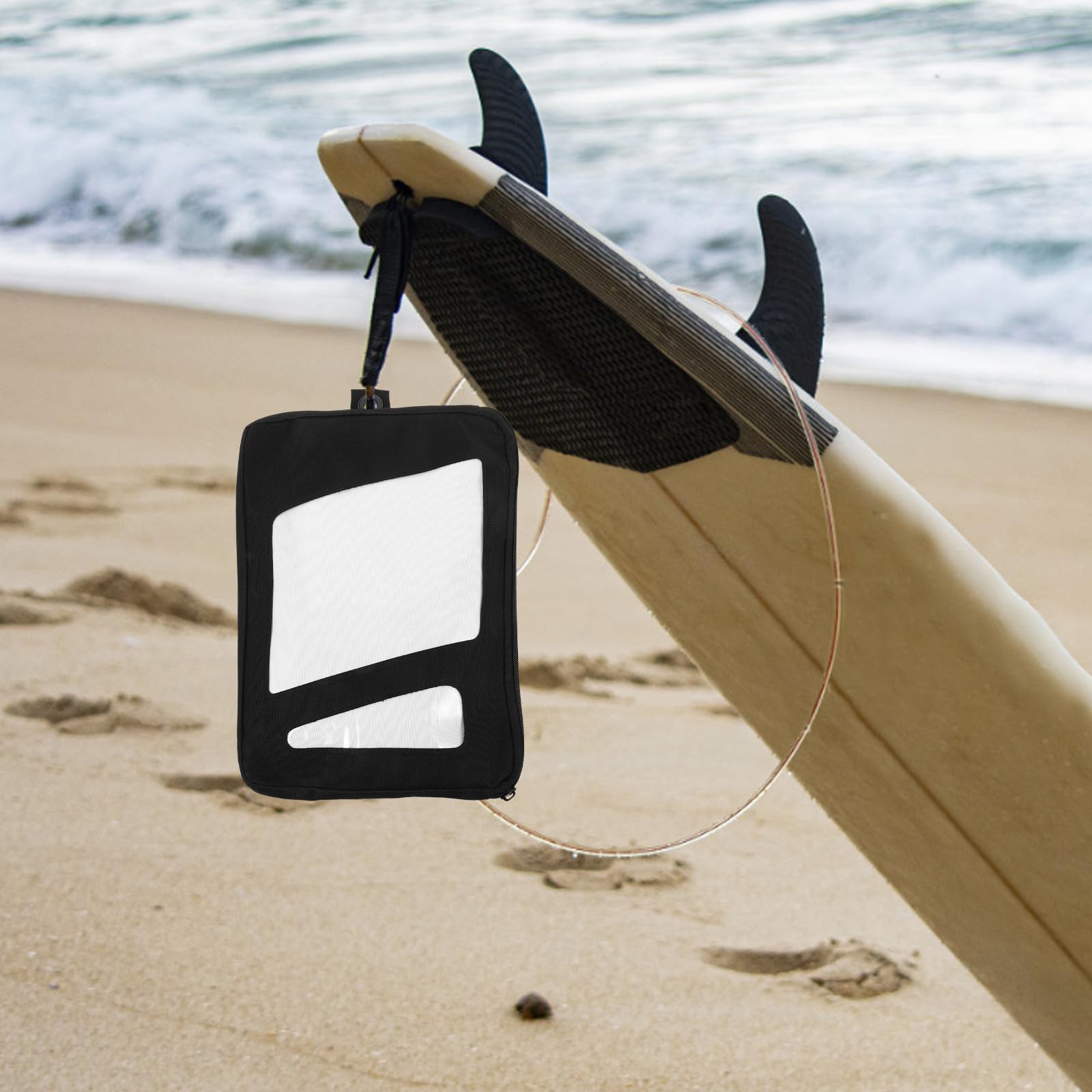 Surfbrett Finnen Tasche mit Großem Fassungsvermögen für Paddleboard Zubehör und Heckruder Aufbewahrungstasche für Wassersportler