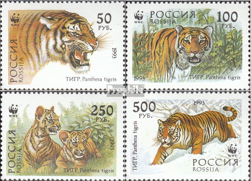 Prophila Collection Katzen Briefmarken Set – 50 Verschiedene Motive Mit Raubkatzen