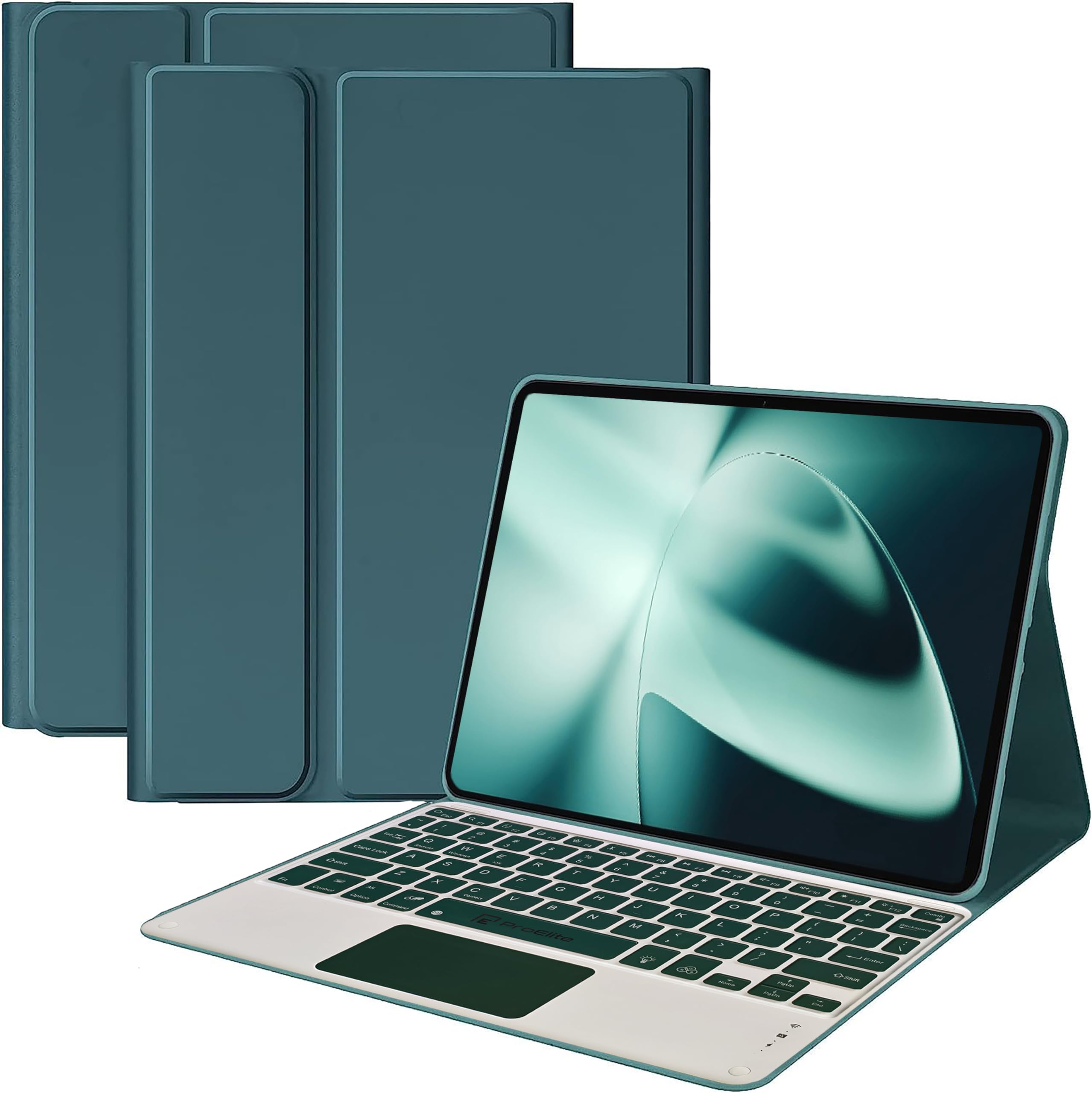 ProElite TouchPad Keyboard case for OnePlus Pad 11.61 inch, Magnetic Detachable Wireless Bluetooth TouchPad Keyboard Built-in 7-Colors Backlit, Dark Green (Will NOT FIT OnePlus Pad Go 11.35) (B0CWD94HTS) Amazon Price History, Amazon Price Tracker
