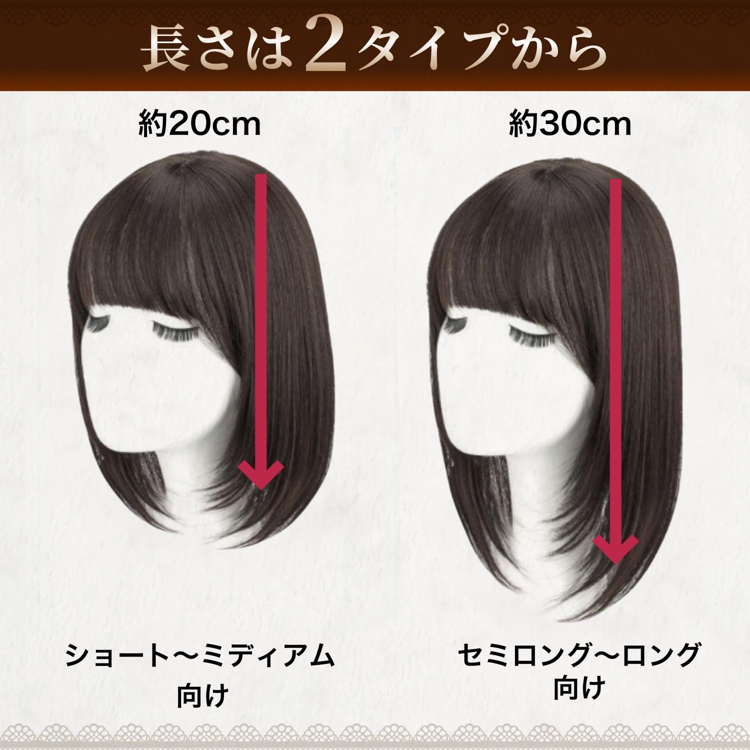 Amazon.co.jp: 部分ウィッグ 広範囲 カバー 頭頂部 人毛 白髪隠し 薄毛