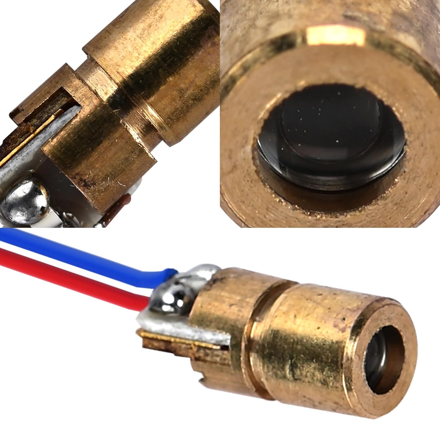 10pcs 3V and 5V Adjustable Red Dot Laser Module Laser Tube Laser Head, 6MM OD Diode