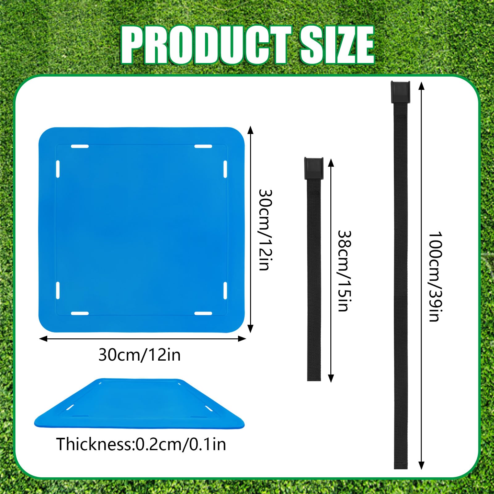 4PCS Fußballtor Ziel, Fußball-Ziele für Tore Training zielnetz fussballtor, Fußball-Ziel für Schießen Genauigkeit Training, Verbesserung der Agilität Geschwindigkeit für Lacrosse, Hockey, Baseball