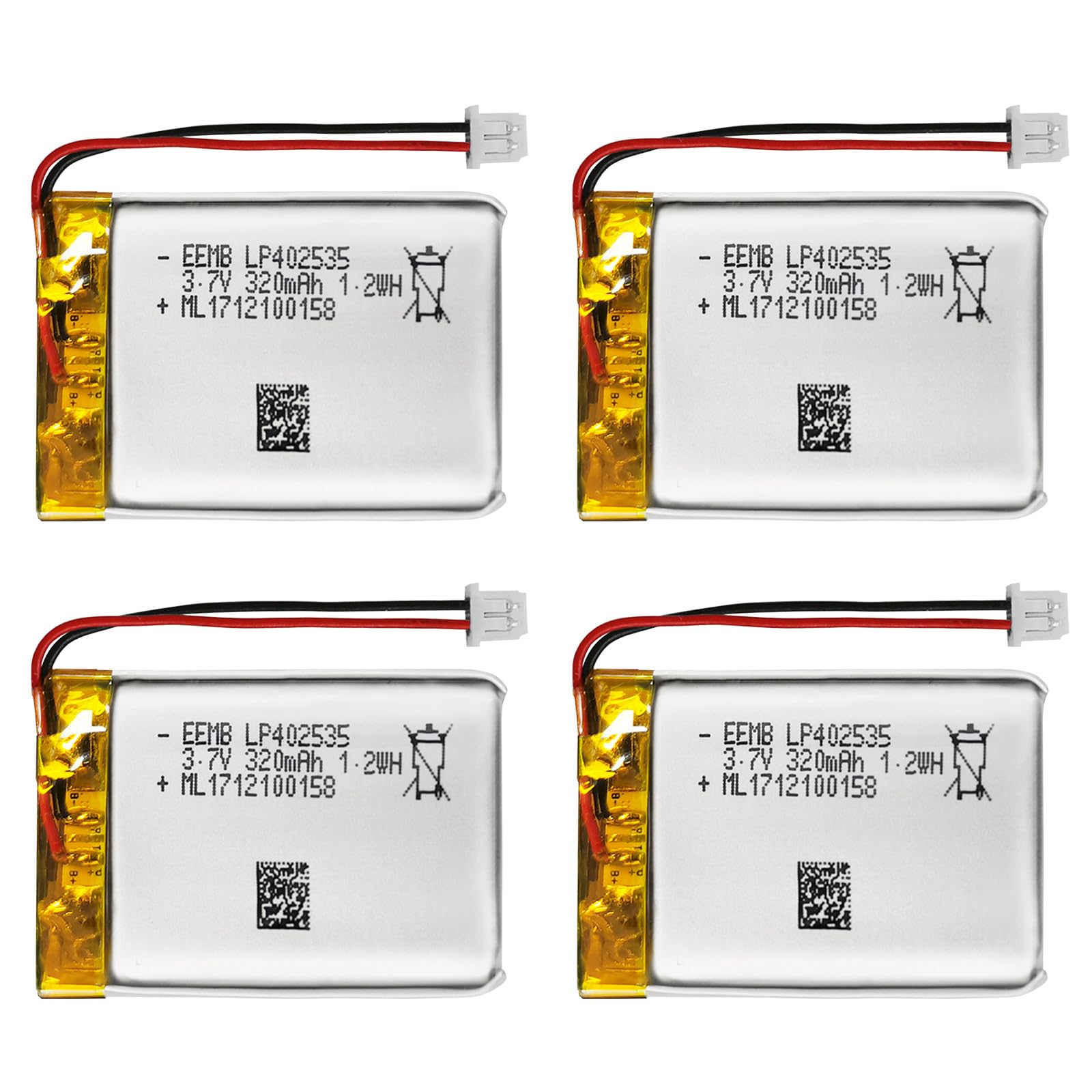 Batterie LiPo 3.7V 150mAh 401730 Rechargeable - Connecteur Molex, Pour Enceinte Bluetooth, Appareils Sans Fil