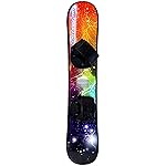 Emsco Group ESP 110 cm Freeride Snowboard - Adjustable Bindings - for Beginners and Experienced Riders, Graphic