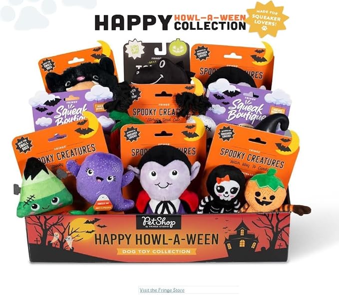 Fringe Studio Juguete para Perro Plush Glow in the Dark Squeaker miniatura 3