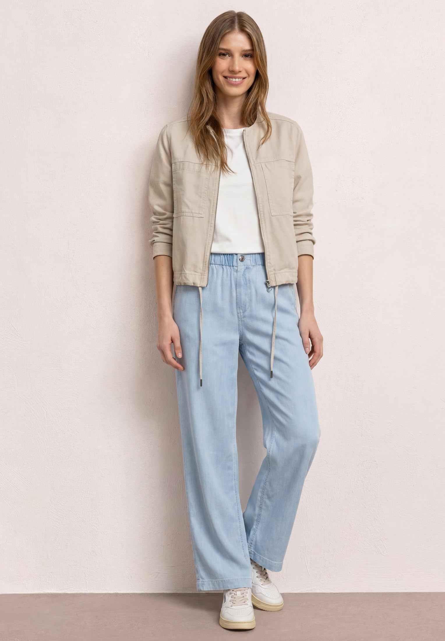 Street One WashedLook kurtka Clay Sand 40