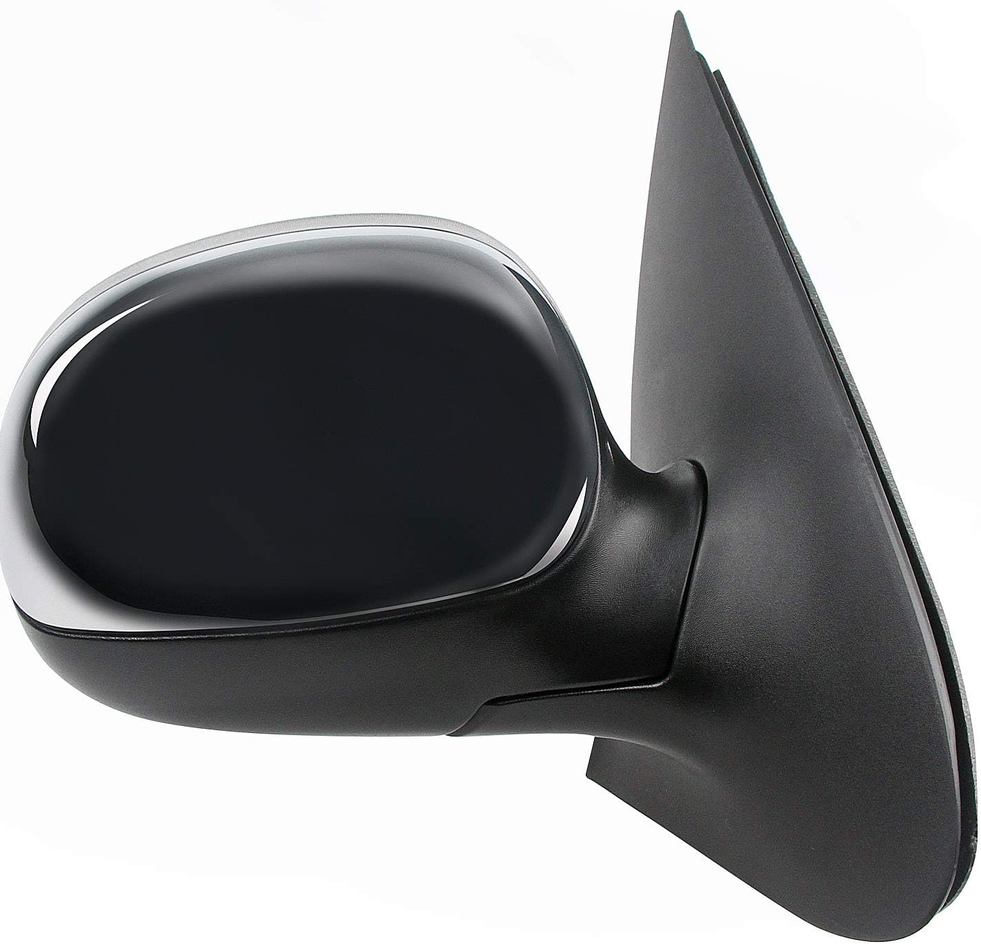 Dorman 955-027 Passenger Side Power Door Mirror - Folding Compatible with Select Ford Models, Chrome