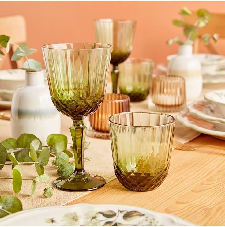 Bella Maison Colore Kesme Kadeh Yeşil (310 cc)
