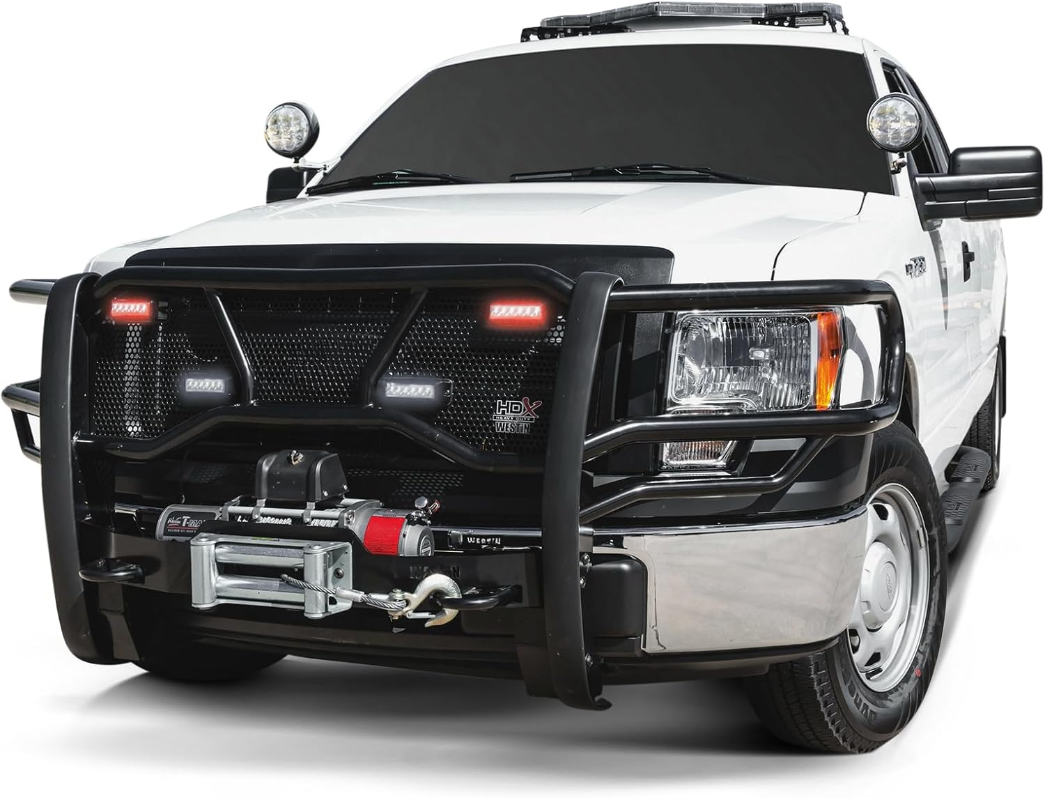 Westin 57-92505 HDX 1-Piece Winch Mount Grille Guard fits 2009-2014 F150/F150 XL SSV