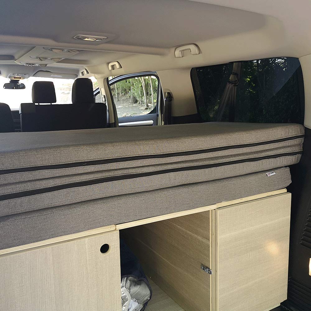 ḰFoam Store - Materasso pieghevole con viscoelastico, per Citroen SpaceTourer, Peugeot Traveller e Opel Zafira Live