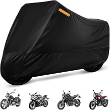 OFFCUP Motorbike Cover, Waterproof 210D Motorcycle Cover-245 * 125 * 105cm