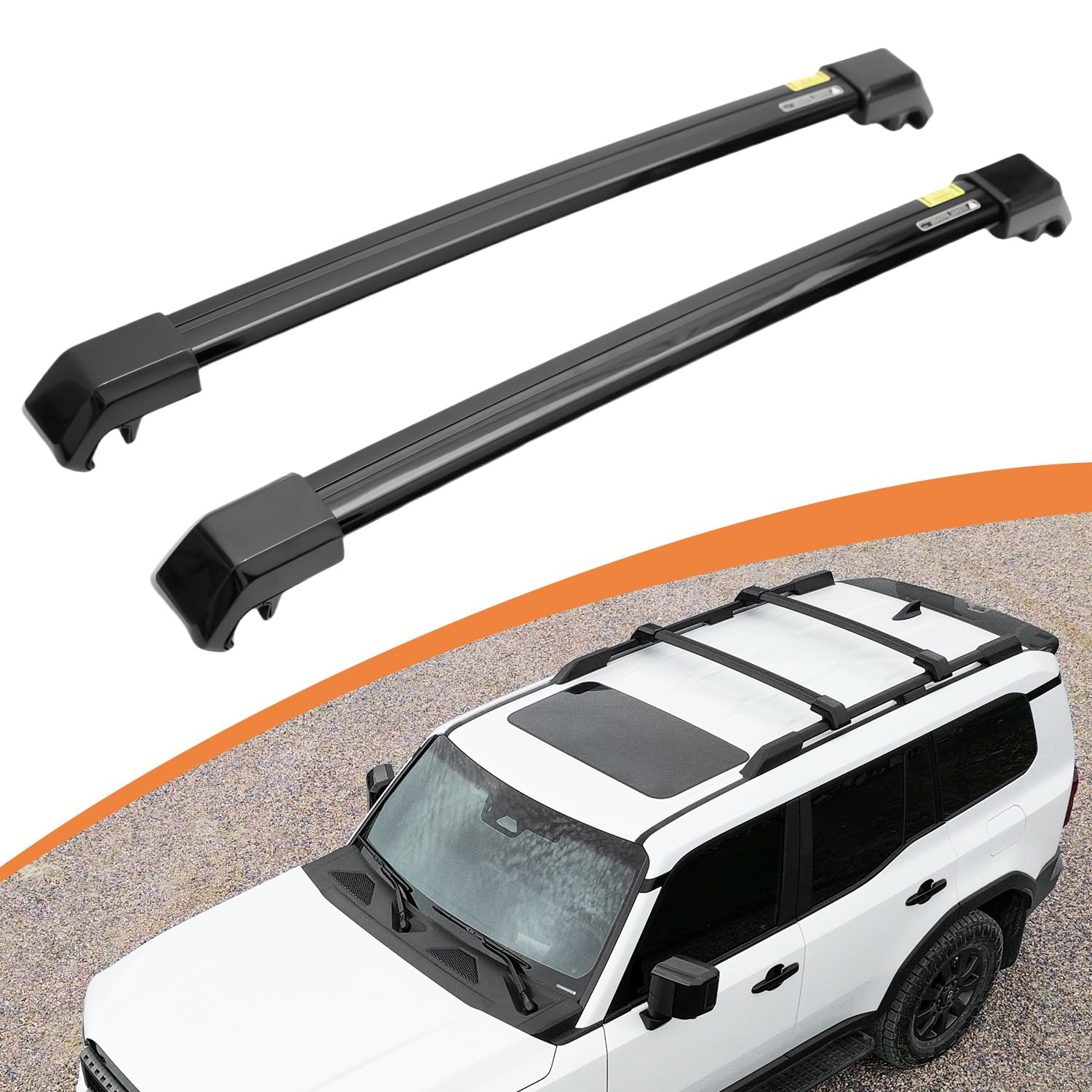 OEM-Style Roof Rack Cross Bars for 2024-2025 Toyota Land Cruiser