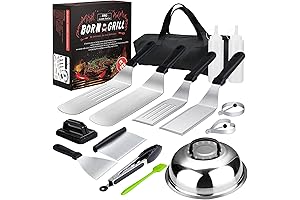 Griddle Accessories, 15 Pcs Flat Top Grill Accessories Kit for Blackstone and Camp