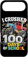 Vista 27 de I Crushed 100 Days of School - Monster Truck 100th Day Boys Case for iPhone 16