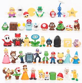 48 pcs Super Mario Brothers Action Figures Toys, Super Mary Action Figures Mini Toys