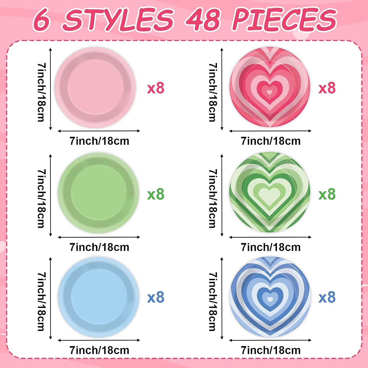 48 Pcs Power Theme Party Girls Supplies Super Power Party Girl Paper Plates Cartoon Theme Disposable Dinnerware Tableware Set for Fans Cartoon Birthday Parties Supplies Decorations
