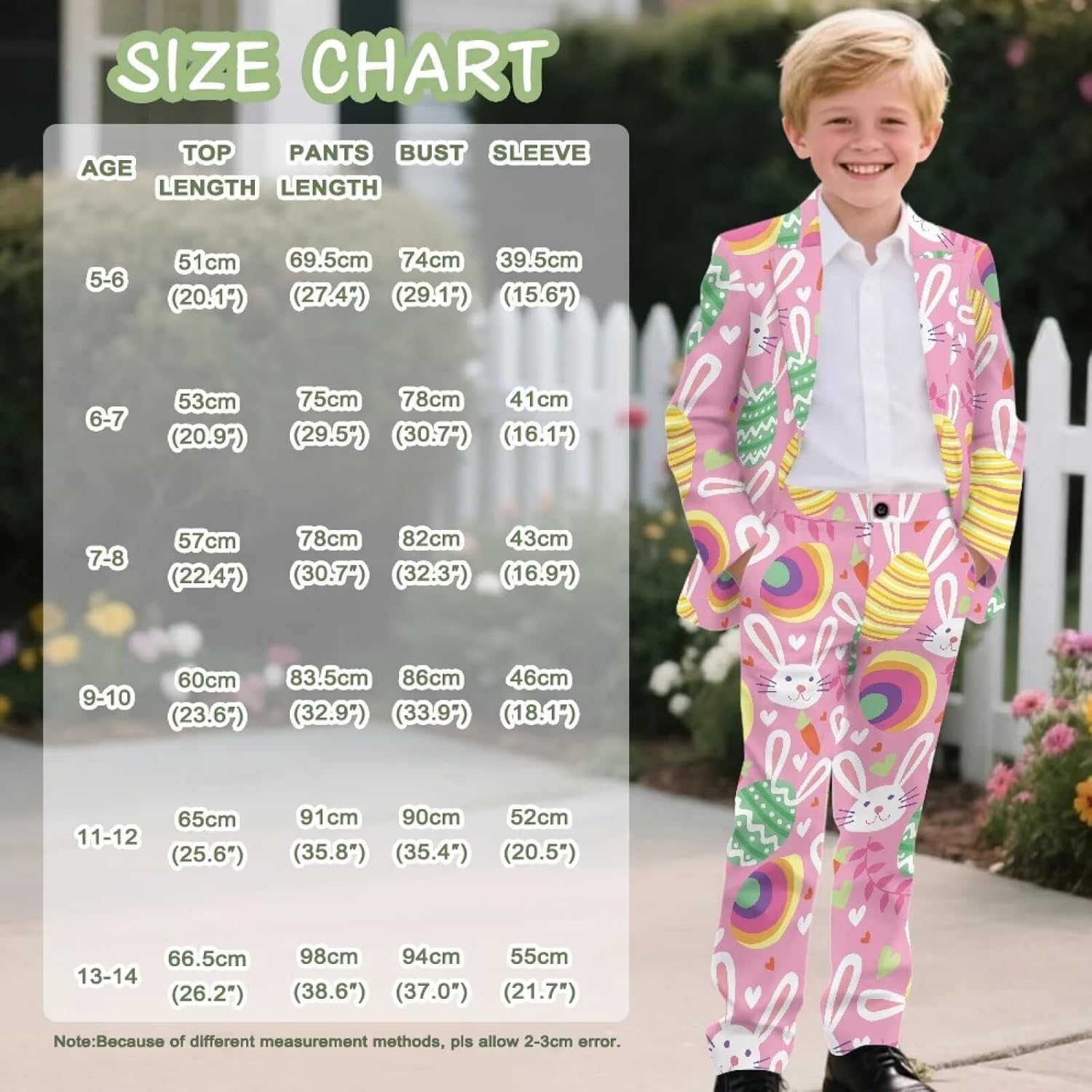 Boy Suit Tuxedo Kids Formal Suits with Pockets & Button Size 5-14 Years