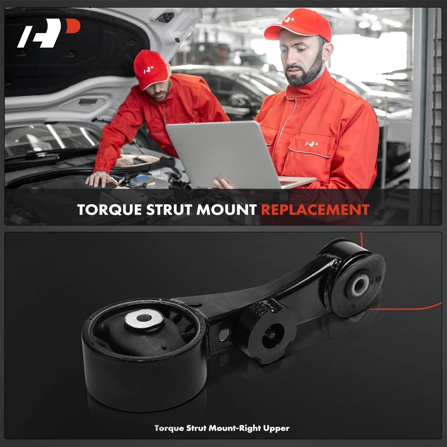 A-Premium Right Upper Torque Strut Mount Compatible with Toyota Sienna 2015-2016, 3.5L, AWD