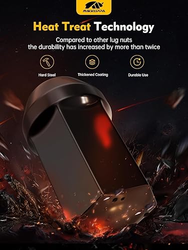 Vista 69 de MIKKUPPA Tuercas de llanta M14x2.0 – Repuesto para ruedas de fábrica Ford F150 Expedition Lincoln Navigator Factory 2003-2014 – 24 tuercas Plateado