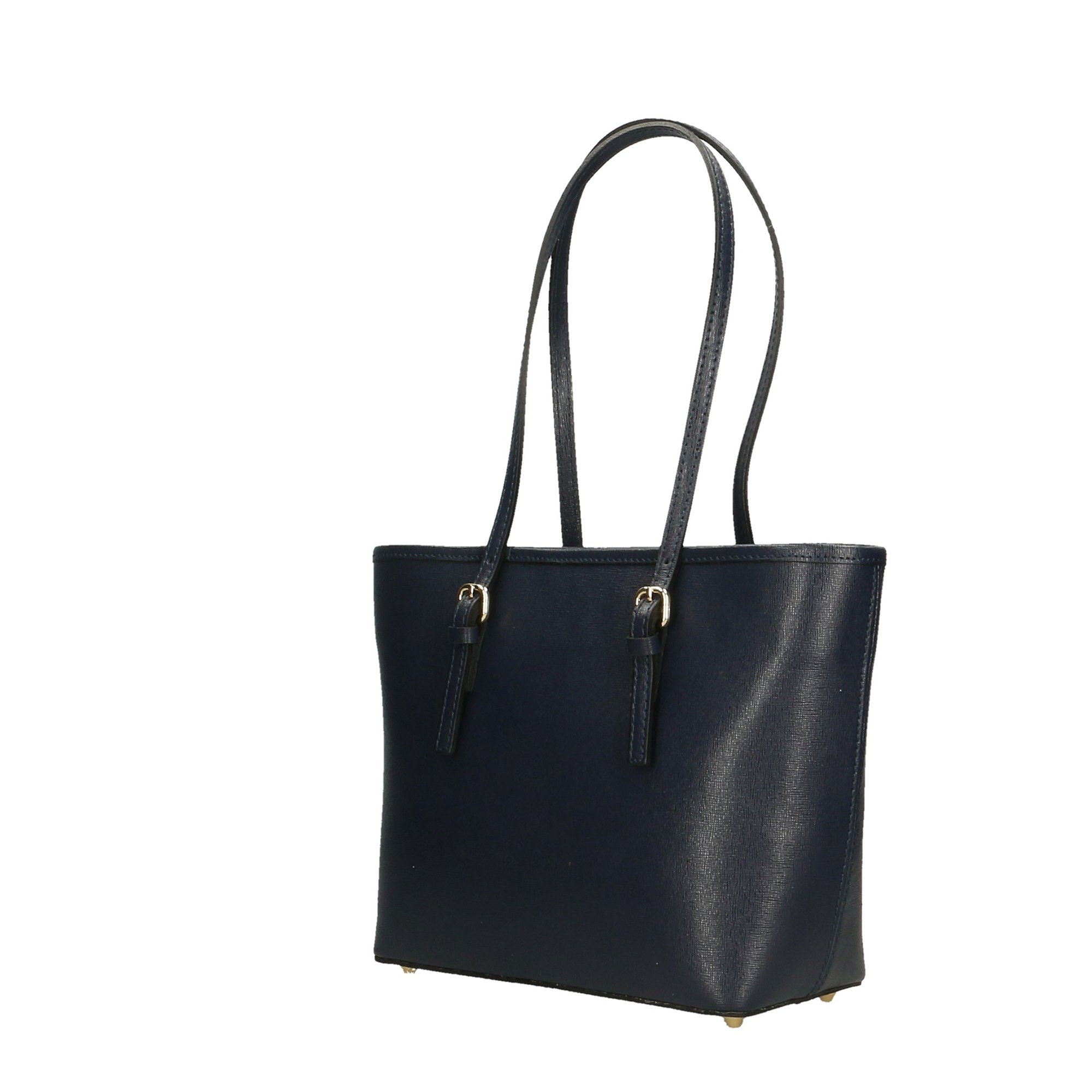 Chicca Borse Borsa a Spalla Donna in Pelle Made in italy 34x23x12 Cm