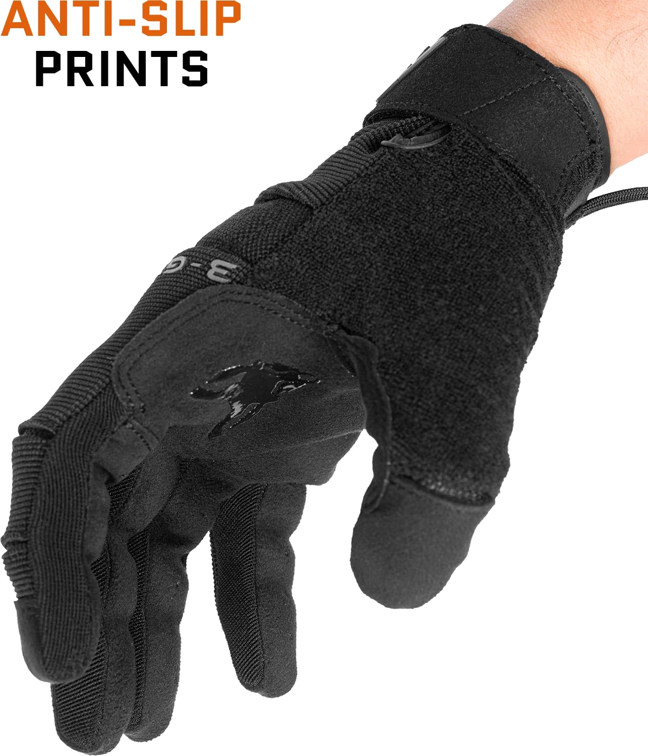 ACE Schakal Outdoor Glove - Guantes Tácticos para Airsoft, Paintball y Deportes de Tiro - Capaz de Pantalla Táctil - S - XXL - 4