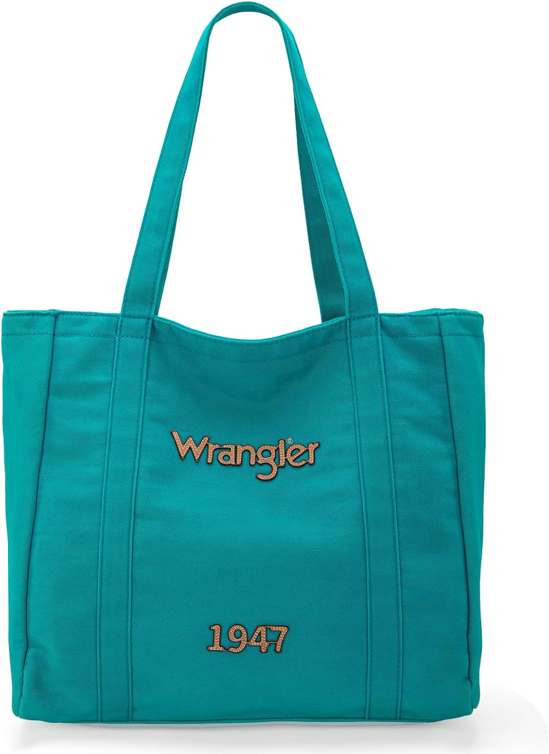 Montana West Wrangler Denim Tote Bag for Women Large Jean Shoulder Purses and Handbags | Casual, for Work, Travel