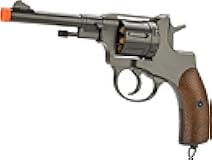 Evike Airsoft - WinGun Nagant Metal High Power M1895 Airsoft CO2 Revolver