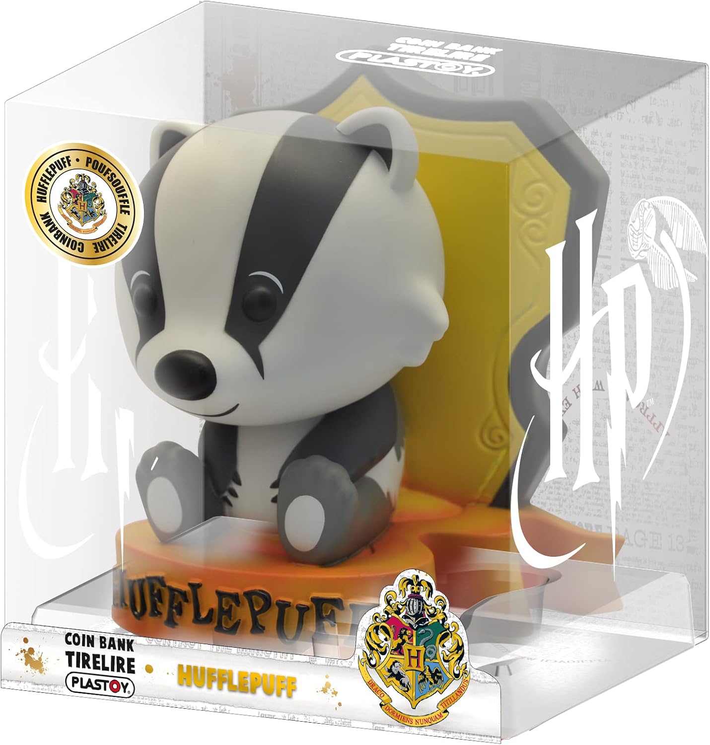 Plastoy Hufflepuff Money Box 12Cm, Black, 12centimeter - Image 5